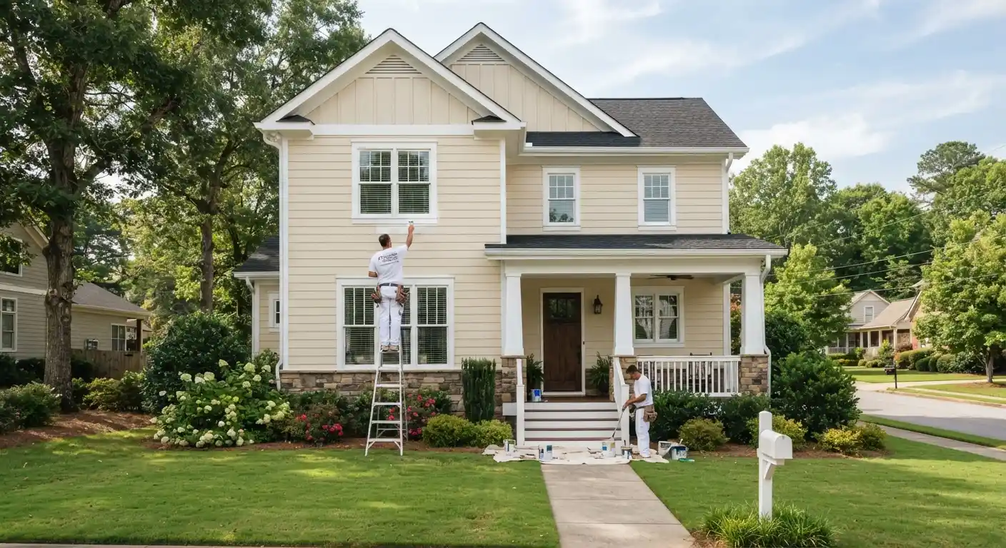 Residential home exterior in Chickamauga, GA